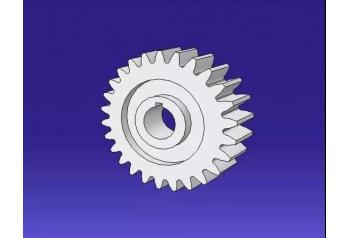 基于ABAQUS的直齿圆柱齿轮模态分析