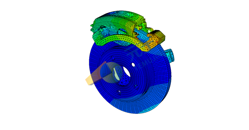 盘式制动器低速制动尖叫噪声分析