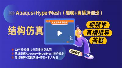  元王结构仿真培训班（视频+直播）